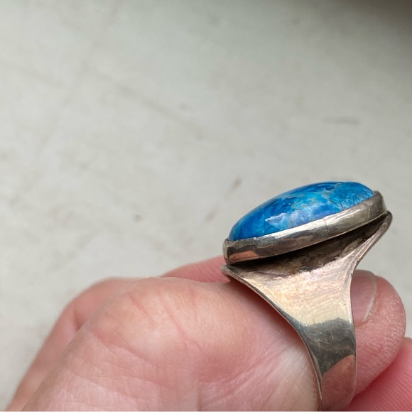 Sterling and stone ring - Picture 10 of 15